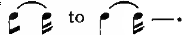 an 8th (tied to a 16th note) to a quarter note (tied to a 16th)